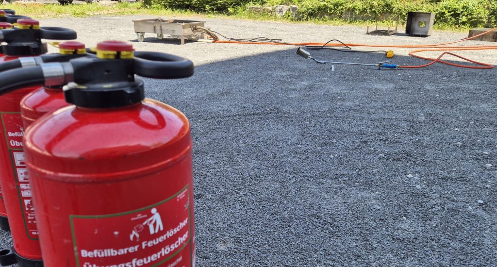 Feuerlöschtraining